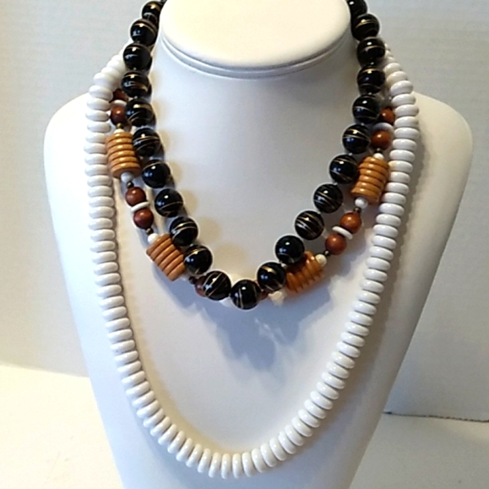 Lot of 3 Beaded Neckless